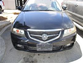 2004 ACURA TSX, 2.4L 5SPEED, COLOR BLACK, STK A15232